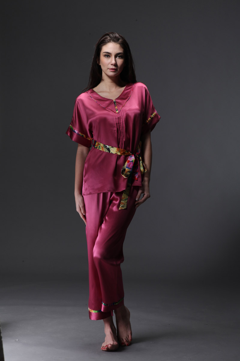 女士睡衣套装短袖