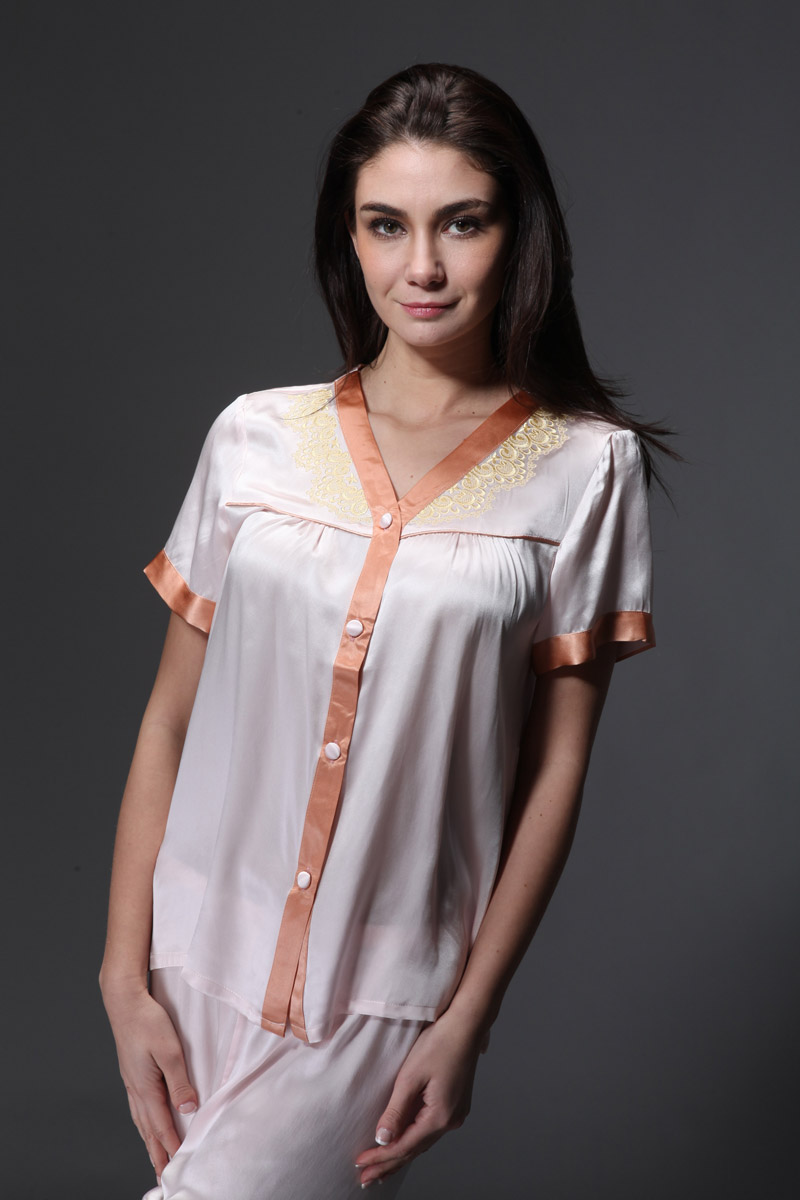 女士睡衣套装短袖